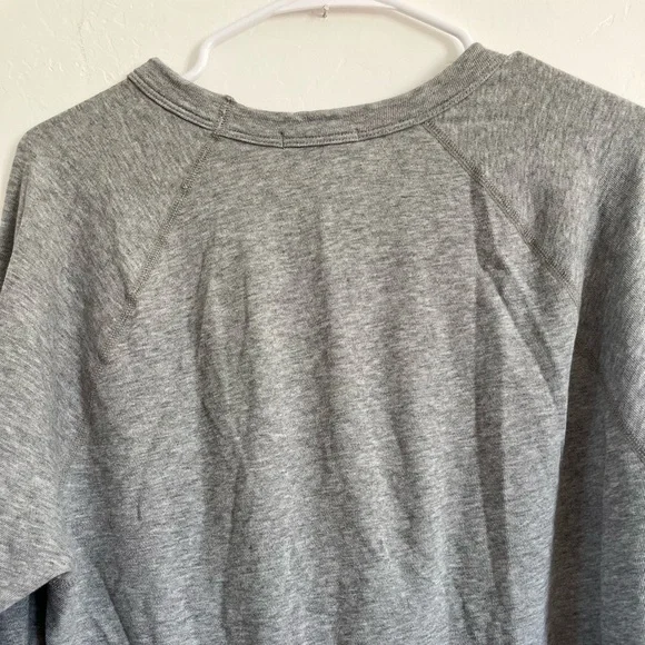 James Perse Vintage French Terry Heather Grey Sweatshirt 1/Small - Picture 12 of 12